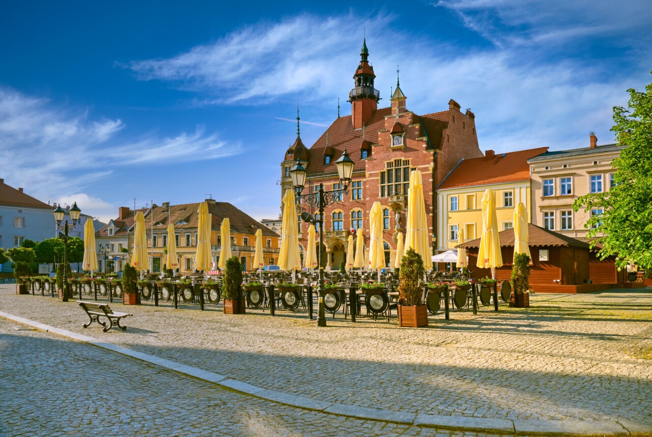 Ratusz na rynku w Tarnowskich Górach