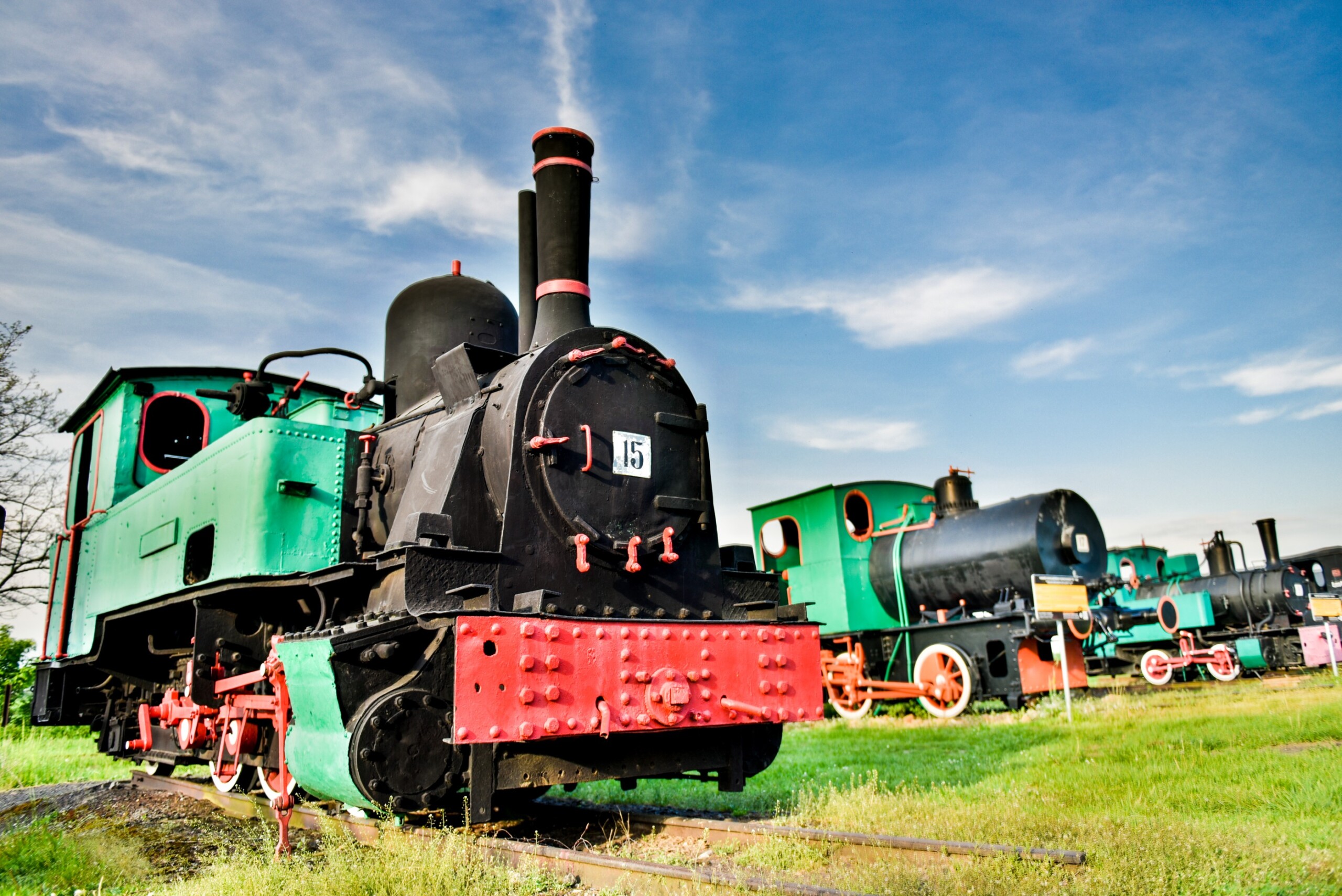 Zabytkowe lokomotywy parowe