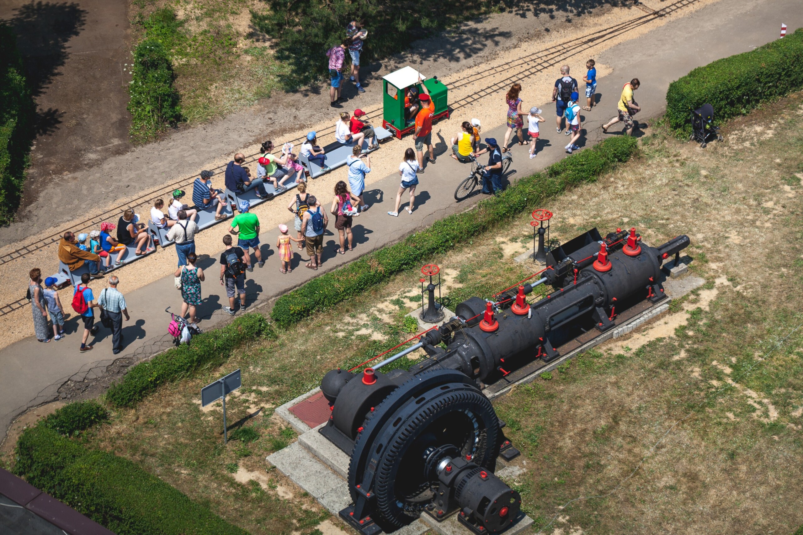 Zdjęcie Skansenu Maszyn Parowych i małej kolejki